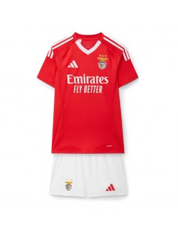 Benfica Replika Hemmakläder Barn 2024-25 Kortärmad (+ byxor)